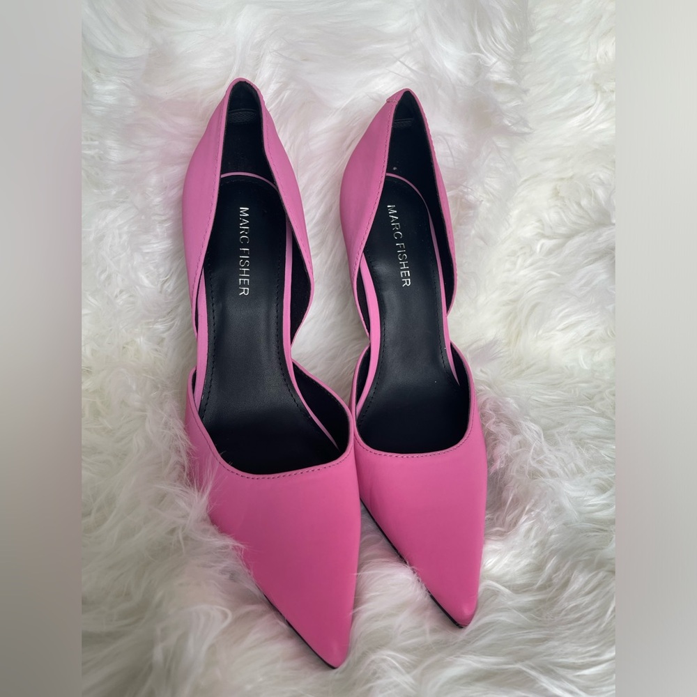 MARC FISHER bright Pink heels, size 8 1/2